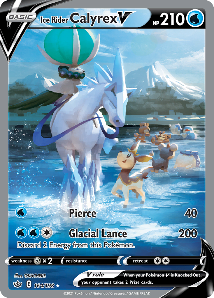 Ice Rider Calyrex V - Chilling Reign - #164 - Pokemon TCG card