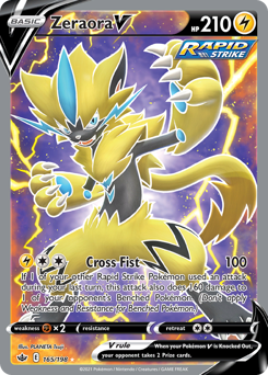 Zeraora V #165 Zeraora V - Chilling Reign - #165 - Pokemon TCG card