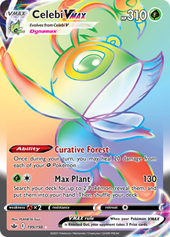 Celebi VMAX - Chilling Reign - #199 - Pokemon TCG card