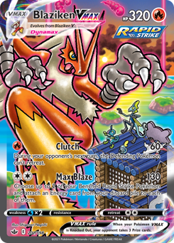 Blaziken VMAX #201 Blaziken VMAX - Chilling Reign - #201 - Pokemon TCG card