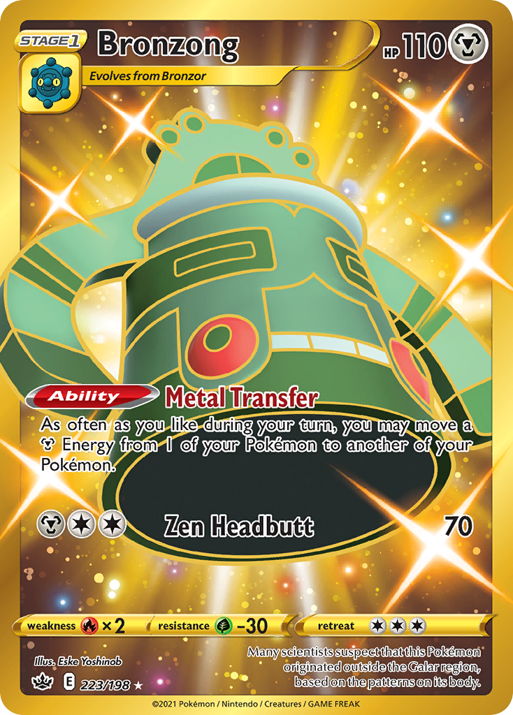 Bronzong - Chilling Reign - #223 - Pokemon TCG card