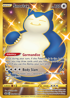 Snorlax - Chilling Reign - #224 - Pokemon TCG card