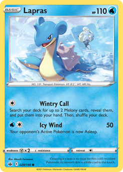 Lapras #29 Lapras - Chilling Reign - #29 - Pokemon TCG card