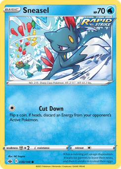 Sneasel - Chilling Reign - #30 - Pokemon TCG card