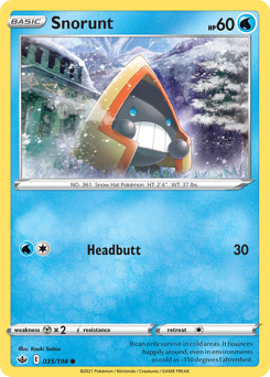 Snorunt #35 Snorunt - Chilling Reign - #35 - Pokemon TCG card