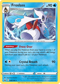 Froslass #36 Froslass - Chilling Reign - #36 - Pokemon TCG card