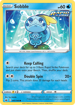 Sobble #41 Sobble - Chilling Reign - #41 - Pokemon TCG card