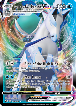 Ice Rider Calyrex VMAX - Chilling Reign - #46 - Pokemon TCG card