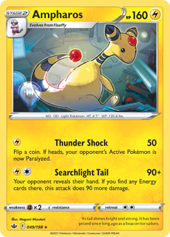 Ampharos #49 Ampharos - Chilling Reign - #49 - Pokemon TCG card