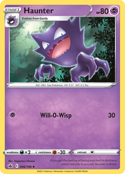 Haunter #56 Haunter - Chilling Reign - #56 - Pokemon TCG card