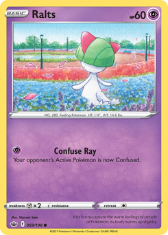 Ralts - Chilling Reign - #59 - Pokemon TCG card