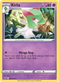 Kirlia - Chilling Reign - #60 - Pokemon TCG card