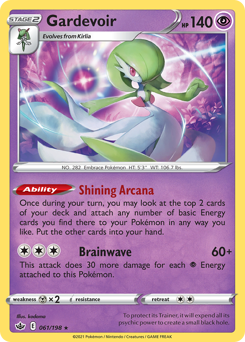Gardevoir #61 Gardevoir - Chilling Reign - #61 - Pokemon TCG card