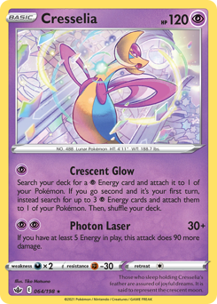 Cresselia #64 Cresselia - Chilling Reign - #64 - Pokemon TCG card