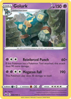 Golurk #66 Golurk - Chilling Reign - #66 - Pokemon TCG card