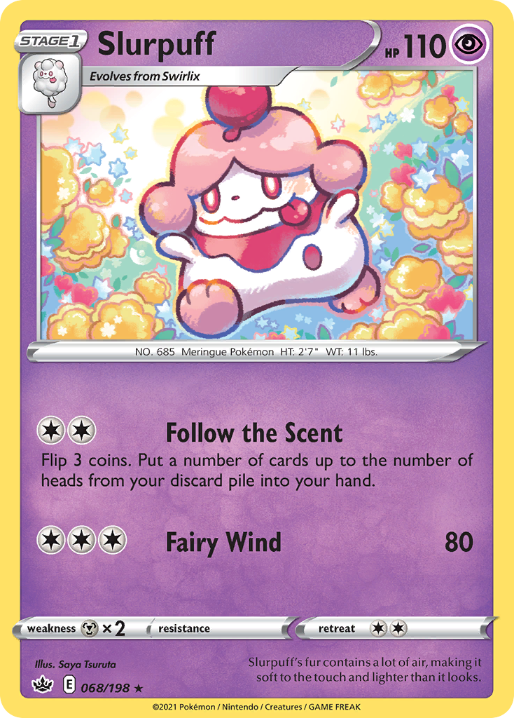 Slurpuff - Chilling Reign - #68 - Pokemon TCG card