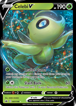 Celebi V - Chilling Reign - #7 - Pokemon TCG card