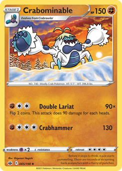 Crabominable - Chilling Reign - #85 - Pokemon TCG card