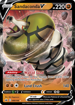 Sandaconda V - Chilling Reign - #89 - Pokemon TCG card