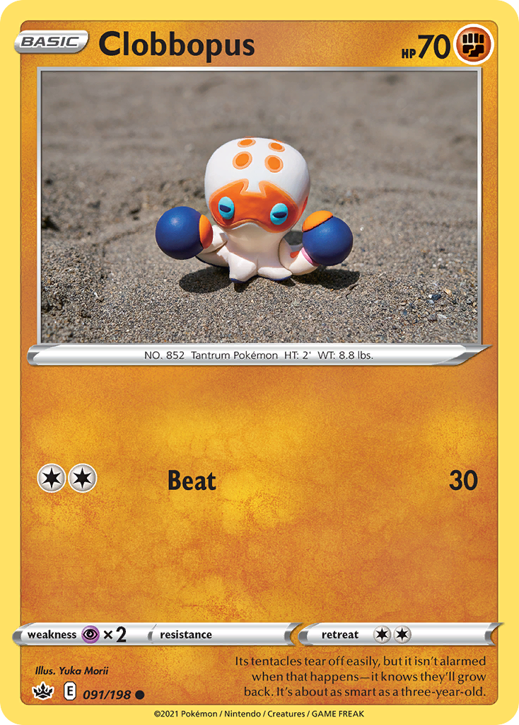 Clobbopus - Chilling Reign - #91 - Pokemon TCG card