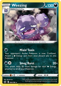 Weezing - Chilling Reign - #95 - Pokemon TCG card