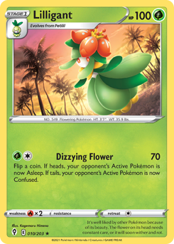 Lilligant #10 Lilligant - Evolving Skies - #10 - Pokemon TCG card