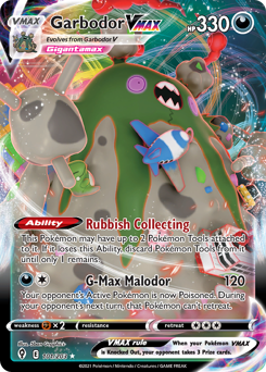 Garbodor VMAX - Evolving Skies - #101 - Pokemon TCG card