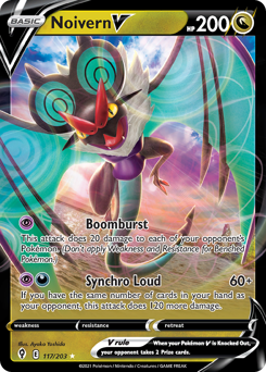 Noivern V - Evolving Skies - #117 - Pokemon TCG card