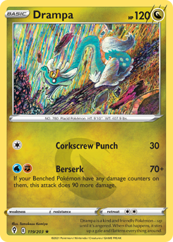 Drampa #119 Drampa - Evolving Skies - #119 - Pokemon TCG card