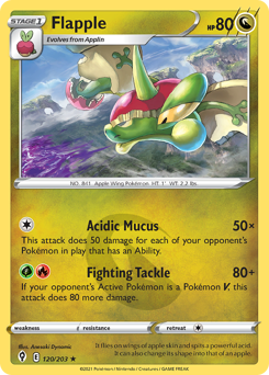 Flapple #120 Flapple - Evolving Skies - #120 - Pokemon TCG card