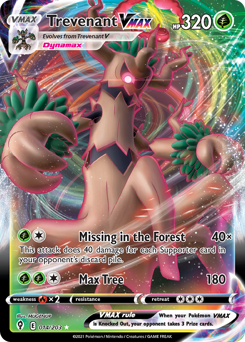 Trevenant VMAX - Evolving Skies - #14 - Pokemon TCG card