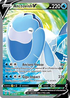 Arctovish V #176 Arctovish V - Evolving Skies - #176 - Pokemon TCG card