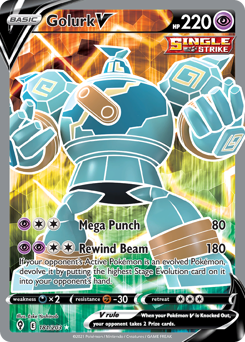 Golurk V #181 Golurk V - Evolving Skies - #181 - Pokemon TCG card