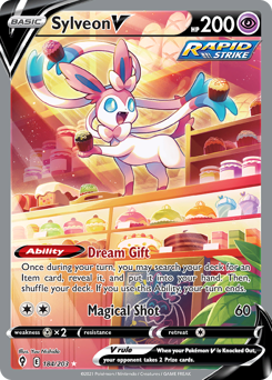 Sylveon V #184 Sylveon V - Evolving Skies - #184 - Pokemon TCG card