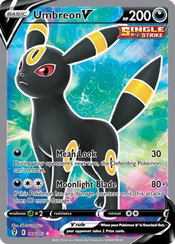 Umbreon V #188 Umbreon V - Evolving Skies - #188 - Pokemon TCG card