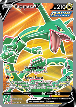 Rayquaza V #193 Rayquaza V - Evolving Skies - #193 - Pokemon TCG card