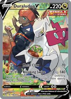 Duraludon V #198 Duraludon V - Evolving Skies - #198 - Pokemon TCG card