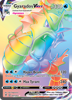 Gyarados VMAX - Evolving Skies - #207 - Pokemon TCG card