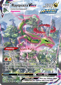 Rayquaza VMAX #218 Rayquaza VMAX - Evolving Skies - #218 - Pokemon TCG card