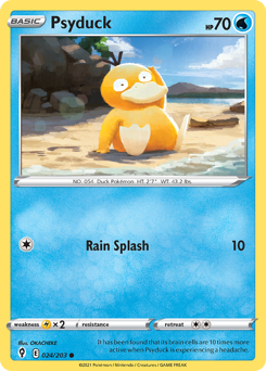 Psyduck #24 Psyduck - Evolving Skies - #24 - Pokemon TCG card