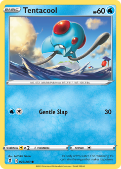 Tentacool - Evolving Skies - #26 - Pokemon TCG card