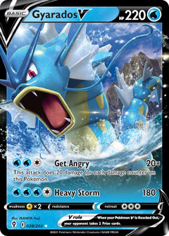 Gyarados V - Evolving Skies - #28 - Pokemon TCG card