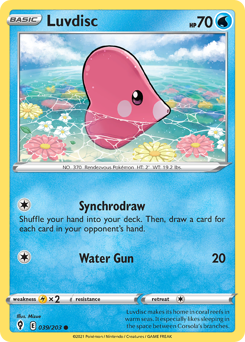 Luvdisc - Evolving Skies - #39 - Pokemon TCG card