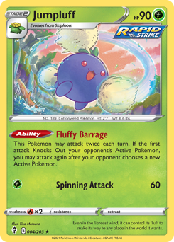 Jumpluff - Evolving Skies - #4 - Pokemon TCG card