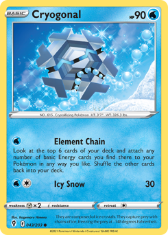 Cryogonal - Evolving Skies - #43 - Pokemon TCG card