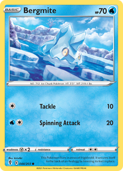 Bergmite - Evolving Skies - #44 - Pokemon TCG card