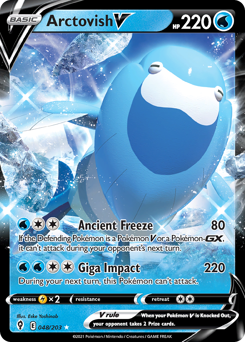 Arctovish V #48 Arctovish V - Evolving Skies - #48 - Pokemon TCG card