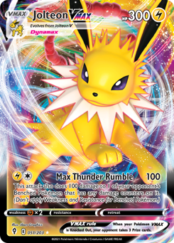 Jolteon VMAX - Evolving Skies - #51 - Pokemon TCG card