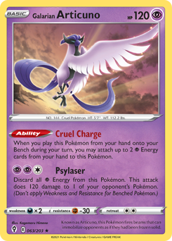 Galarian Articuno - Evolving Skies - #63 - Pokemon TCG card