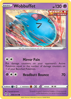 Wobbuffet - Evolving Skies - #66 - Pokemon TCG card